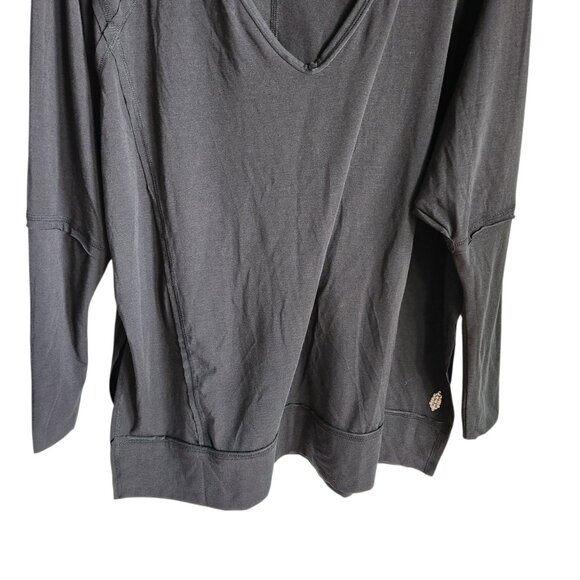 Free People Movement Shirt Medium Large Soul Circle Hoodie Hooded Shirt Gym - Picture 3 of 10